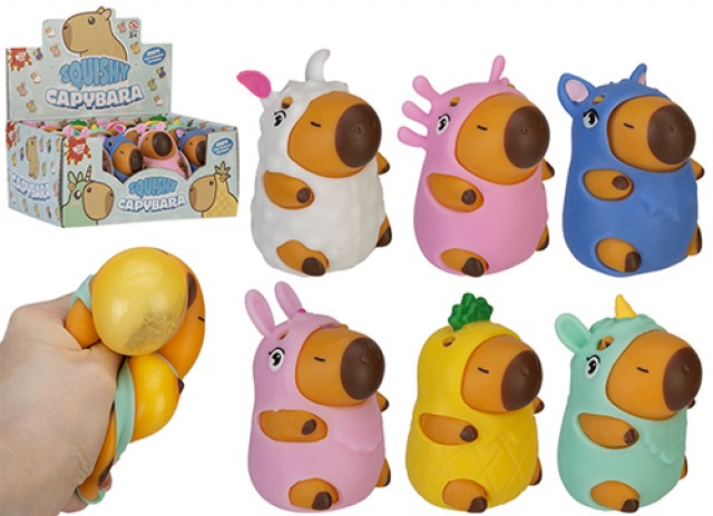 CAPIBARA Squishy DRESS UP Cotton Fill 8cm 6ass…x12…x144